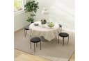 HOMCOM Stapelhocker 4er Set Samt Schwarz Esszimmer Bild 2