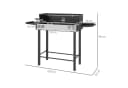 Outsunny Holzkohlegrill mit Rotisserie-Kit klappbar Bild 3