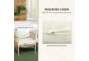 Outsunny Gartenlounge-Set 3-tlg. Gelb/Weiss PE-Rattan mit Kissen Bild 5