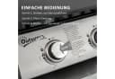 Outsunny Gasgrill Tischgrill 3 Brenner Schwarz Silber Bild 5