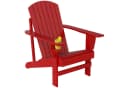 Outsunny Gartenstuhl Adirondack Rot mit Becherhalter Bild 1