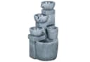 Outsunny Gartenbrunnen 4-stufig mit LED & Pumpe Bild 2