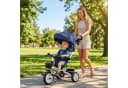 HOMCOM Kinderdreirad mit Sicherheitsgurt und Schubstange Blau Bild 2