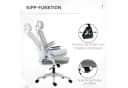 Vinsetto Bürostuhl Ergonomisch mit Mesh, Grau, Verstellbar Bild 5