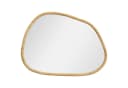 HOMCOM Asymmetrischer Wandspiegel mit Holzrahmen Bild 1