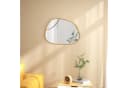 HOMCOM Asymmetrischer Wandspiegel mit Holzrahmen Bild 2