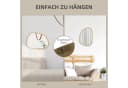 HOMCOM Asymmetrischer Wandspiegel mit Holzrahmen Bild 5