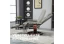 HOMCOM Grau Relaxsessel Drehbar mit Liegefunktion und Kunstleder Bild 4