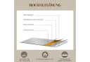 HOMCOM Wandspiegel Rund Schwarz Aluminiumlegierung Bild 5
