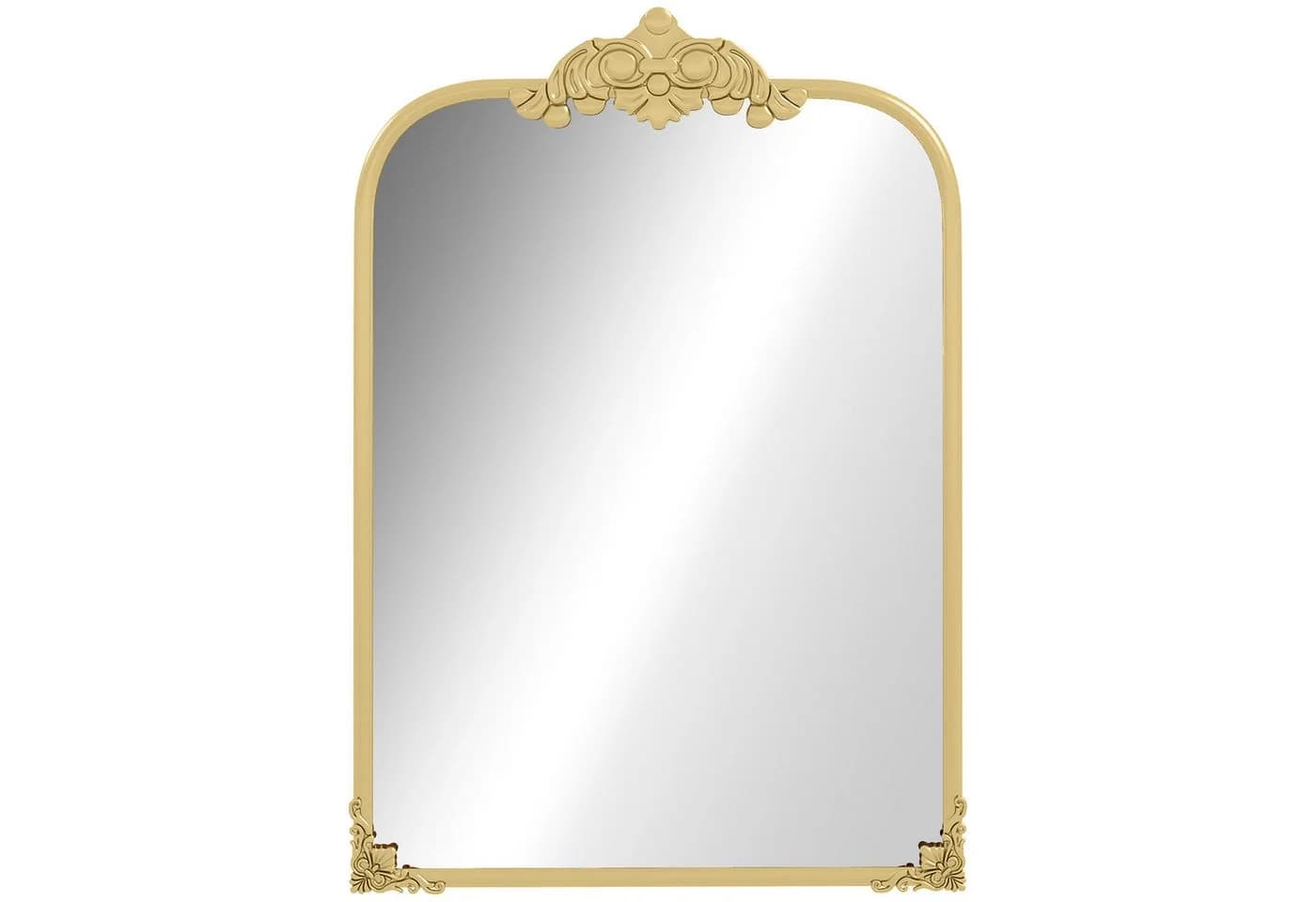 HOMCOM Wandspiegel Gold Barockstil Deko