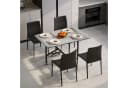 HOMCOM Klapptisch Grau 120x80cm Esstisch mit Rollen Bild 2