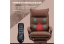 Vinsetto Bürostuhl mit Massage und Heizung Braun Bild 4