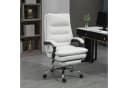Vinsetto Chefsessel mit Massagefunktion Beige Mikrofaser Höhenverstellbar Bild 2