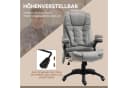 Vinsetto Bürostuhl mit Massagefunktion und Wärmefunktion Grau Bild 5