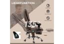 Vinsetto Schreibtischstuhl mit Massagefunktion, Braun, höhenverstellbar Bild 5