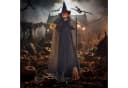 HOMCOM Animierte Halloween Hexe Dekofigur 190cm mit Licht & Sound Bild 2