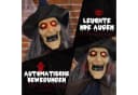 HOMCOM Animierte Halloween Hexe Dekofigur 190cm mit Licht & Sound Bild 5