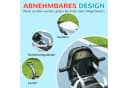 AIYAPLAY Rutschauto 3-in-1 mit Haltestange & Licht/Musik Weiß/Schwarz Bild 5
