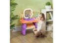 AIYAPLAY Schminktisch mit Spiegel, LED Licht, Musik, Violett Bild 2