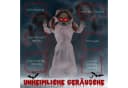 HOMCOM Animierte Halloween Dekofigur Geisterpuppe Rosa mit Leuchtenden Augen Bild 4