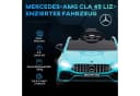 AIYAPLAY Elektro-Kinderauto Mercedes-Benz AMG CLA 45 Hellblau mit Fernbedienung Bild 4