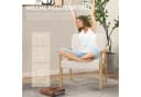 HOMCOM Relaxsessel Grau Leinenoptik mit Armlehnen Bild 5
