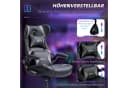 Vinsetto Gamingstuhl mit Bluetooth-Lautsprechern Grau/Schwarz Bild 5