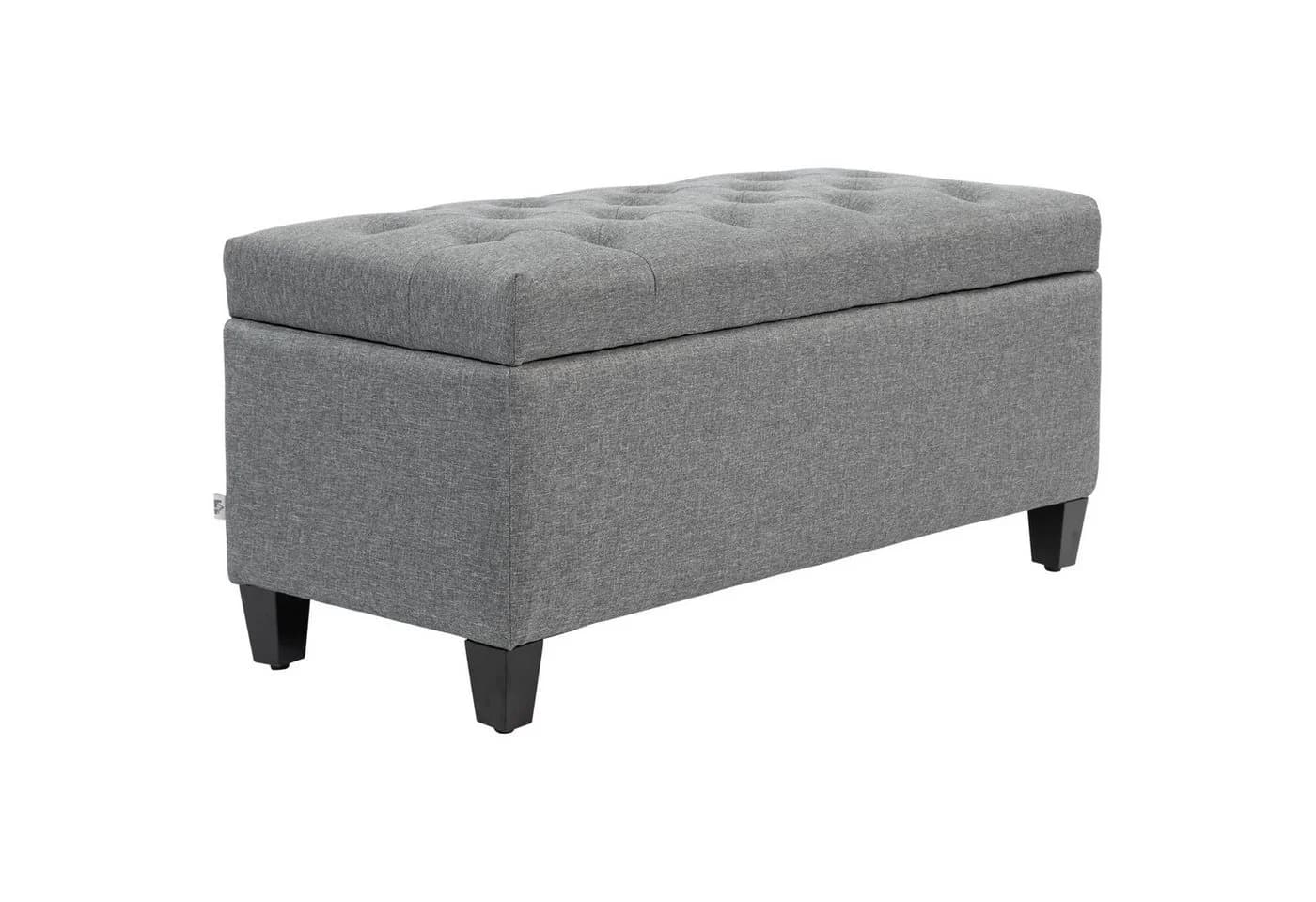 HOMCOM Sitzbank mit Stauraum 100x40x44 cm