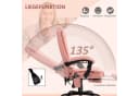 Vinsetto Massage-Bürostuhl Rosa mit Liegefunktion und Fernbedienung Bild 5