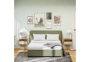 HOMCOM Wandnachttisch Set 2-tlg. mit Schublade Naturholz Bild 2