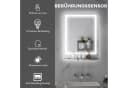 Kleankin Spiegel mit Beleuchtung, Touch-Schalter, Memory-Funktion, Anti-Beschlag, 70 x 50 cm Bild 4