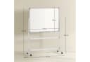 HOMCOM Magnetboard Aluminiumlegierung 120x90 cm Bild 3