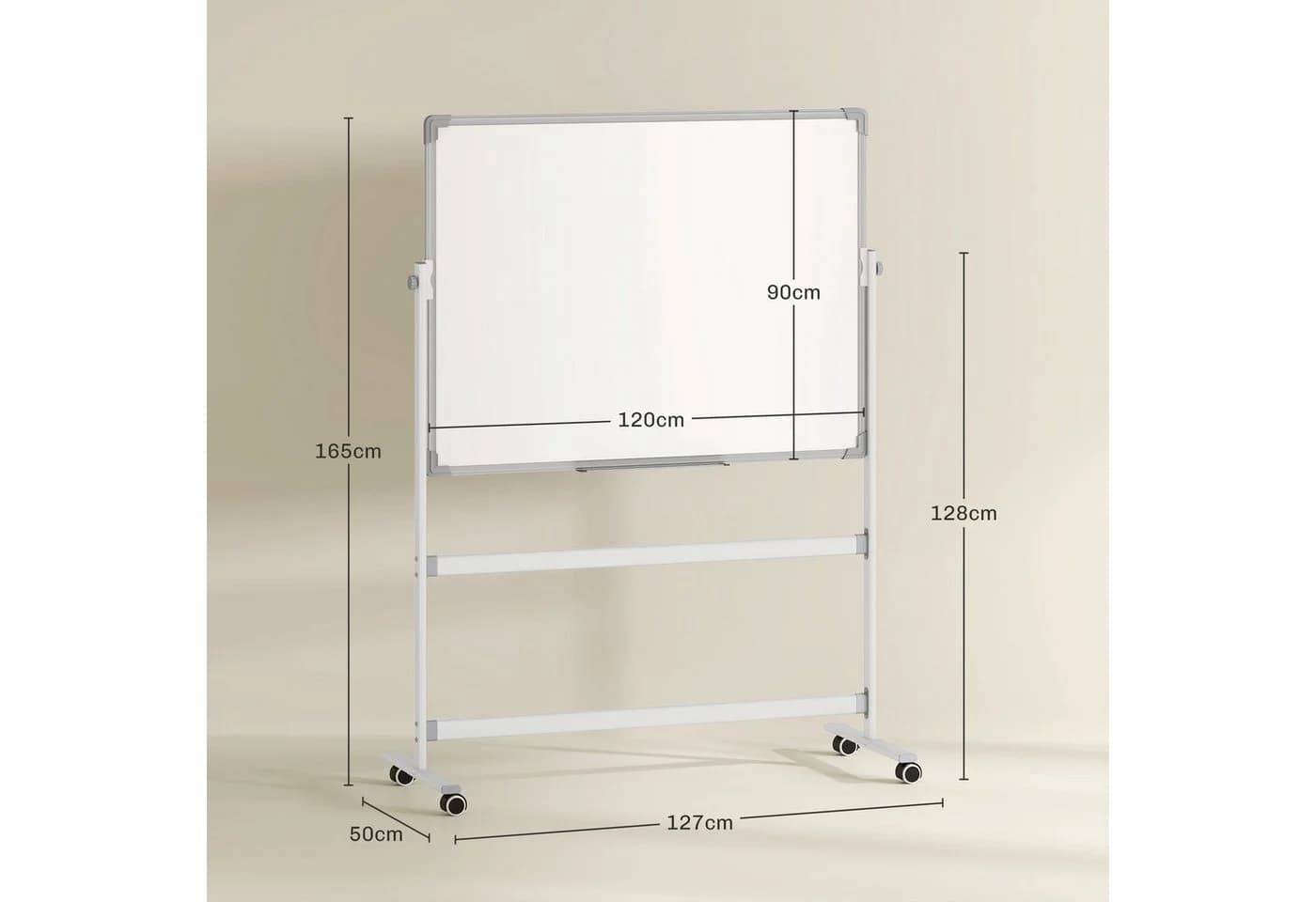 HOMCOM Magnetboard Aluminiumlegierung 120x90 cm - Bild 3
