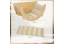 AIYAPLAY Klettergerüst 3-in-1 Set Naturholz Kletterbogen Tisch Wippe Bild 3