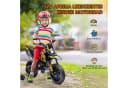 AIYAPLAY Elektro-Kindermotorrad 12V Gelb mit Musik und Stützrädern Bild 4