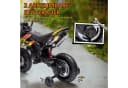 AIYAPLAY Elektro-Kindermotorrad 12V Gelb mit Musik und Stützrädern Bild 5