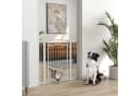 PawHut Hundegitter Treppenschutzgitter Weiß Stahl Bild 2