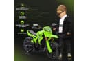 AIYAPLAY Elektro-Kindermotorrad 6V Grün mit Stützrädern Bild 4