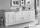 Woodroom Sideboard Oslo Weiß Gewachst Massivholz Bild 5
