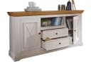Woodroom Sideboard Oslo massiv Kiefer weiß gewachst Bild 1