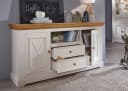 Woodroom Sideboard Oslo massiv Kiefer weiß gewachst Bild 4