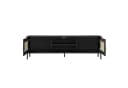 Woodroom TV-Board Valencia Kiefer massiv lackiert Schwarz Bild 4