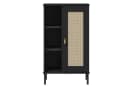Woodroom Regal Valencia Moderner Holzschrank Schwarz Kiefer Bild 2