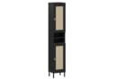 Woodroom Regal Valencia Kiefer massiv lackiert Rattan Front Bild 1