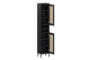 Woodroom Regal Valencia Kiefer massiv lackiert Rattan Front Bild 3