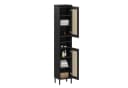 Woodroom Regal Valencia Kiefer massiv lackiert Rattan Front Bild 5