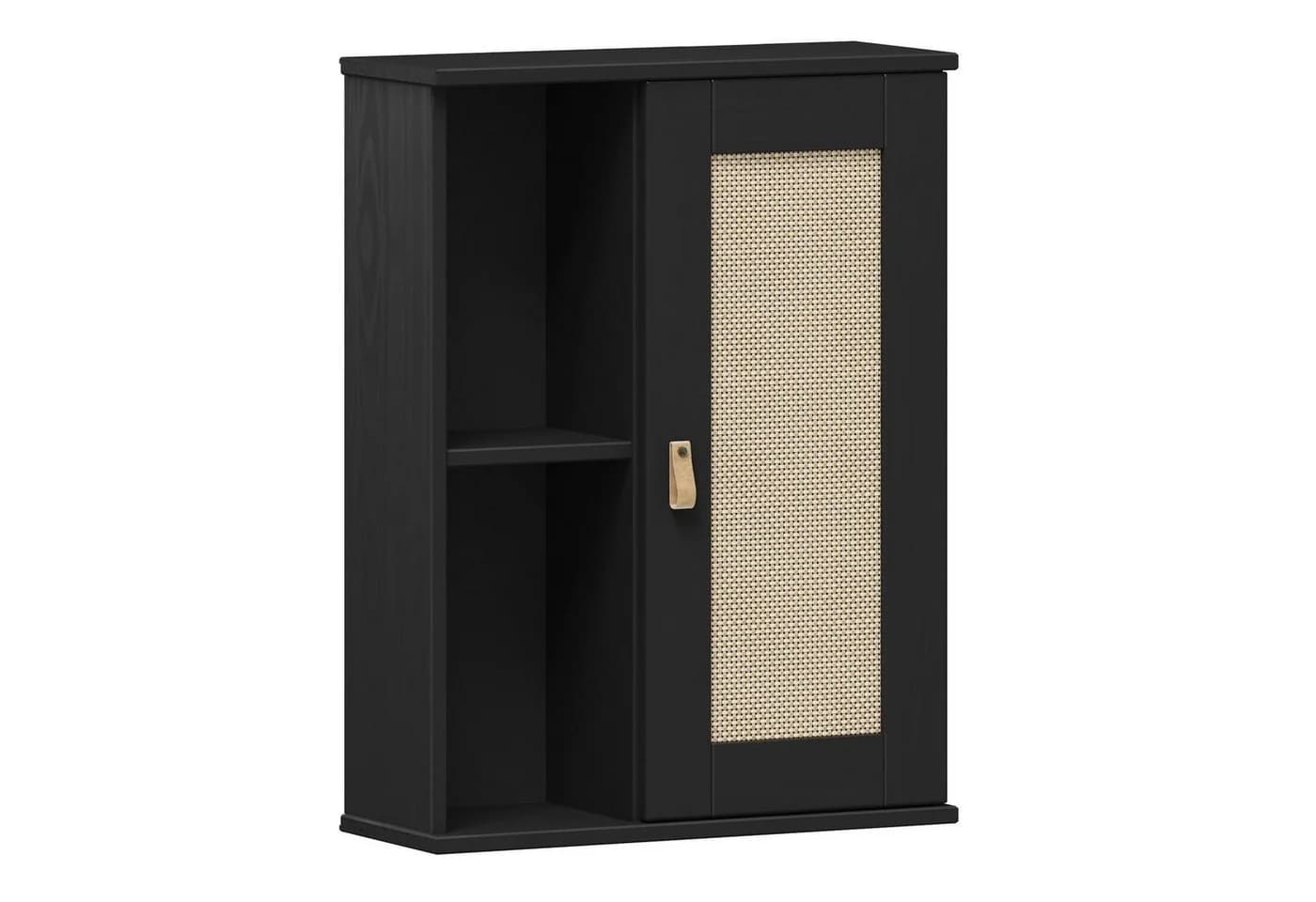 Woodroom Hängeschrank Valencia Kiefer massiv Rattan-Front Lackiert - Bild 3
