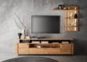 Woodroom Wandboard Zwettl Wildeiche massiv geölt 3 Ablagen Bild 3