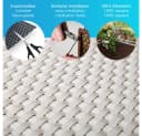 NYVI Balkonsichtschutz Privafence Weiß 100% Blickdicht Polyrattan Bild 3