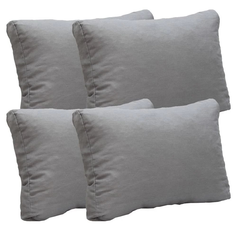 NYVI SmartLounge Loungekissen 4x 60x40 cm Grau Wasserabweisend - Bild 2